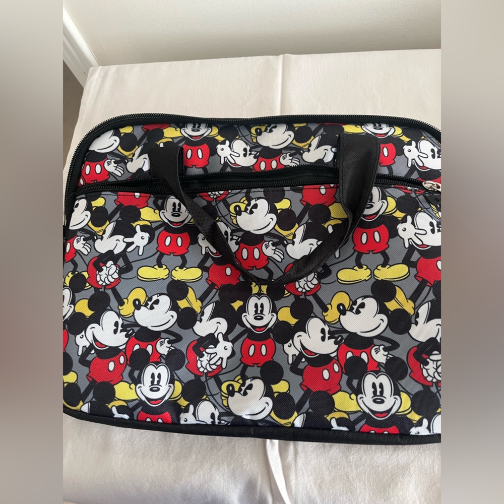 Disney Black and Red Mickey Mouse Laptop Bag